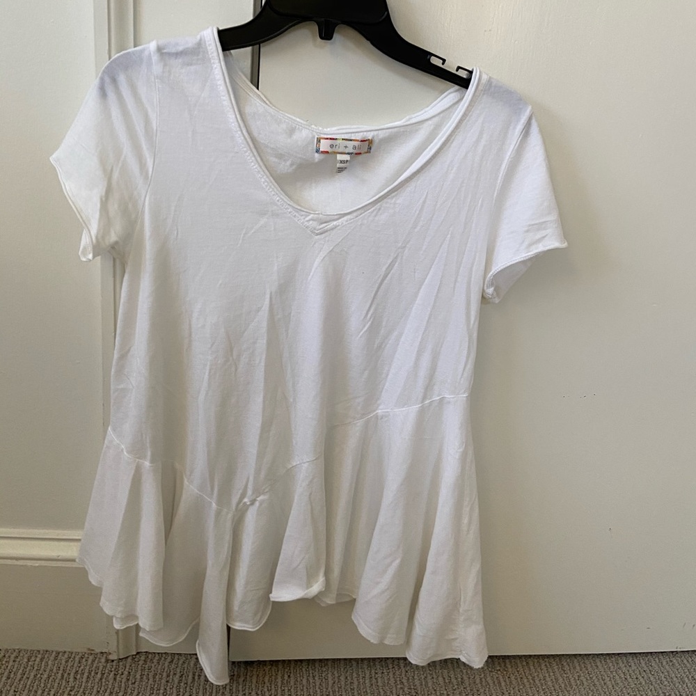 Anthropologie peplum top